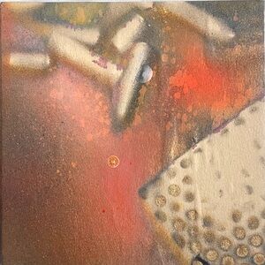 ‘Revealed’ Marksman Series: Vibrant Art in bright orange/red hues & gold